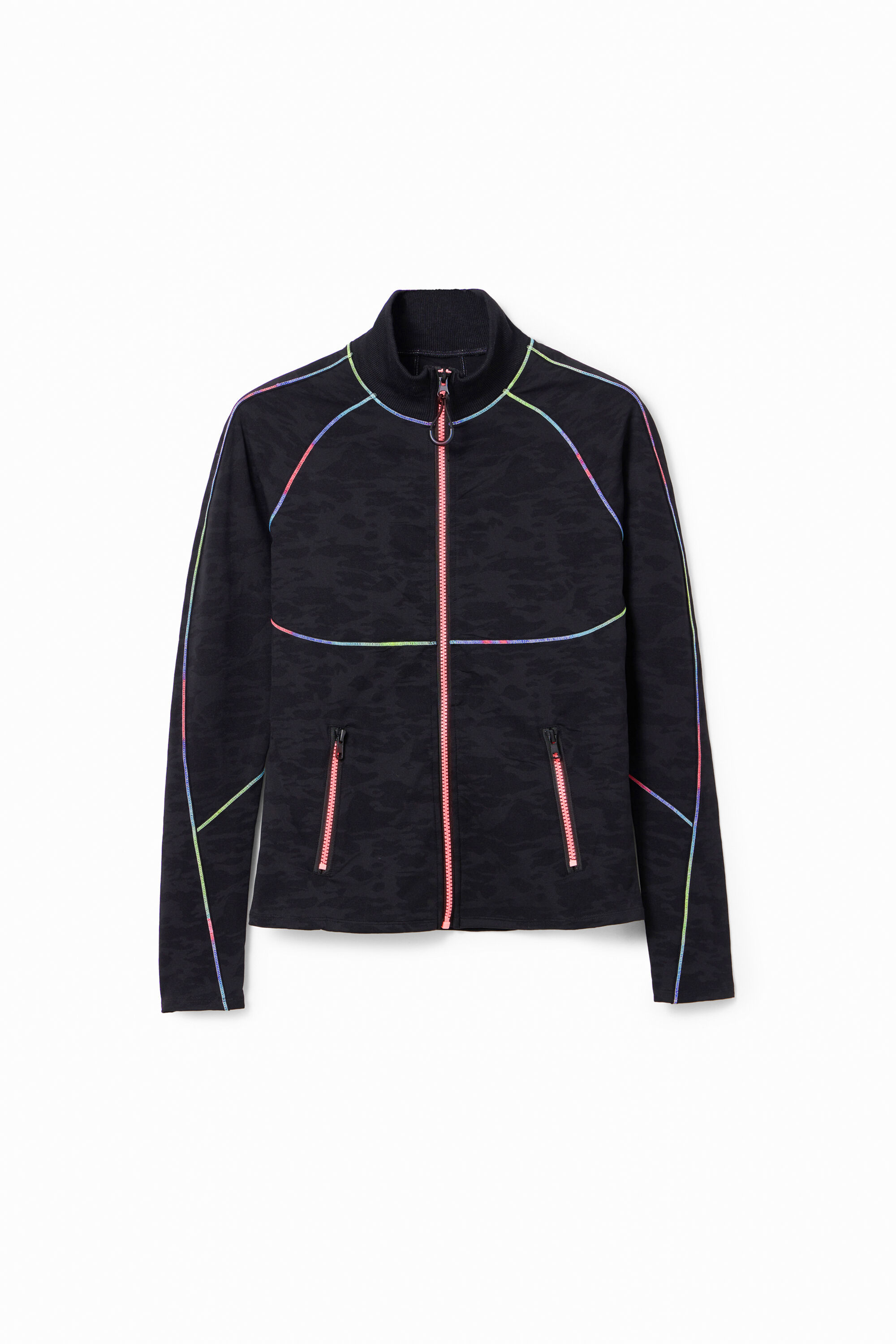 Desigual Sportjack met naden - BLACK