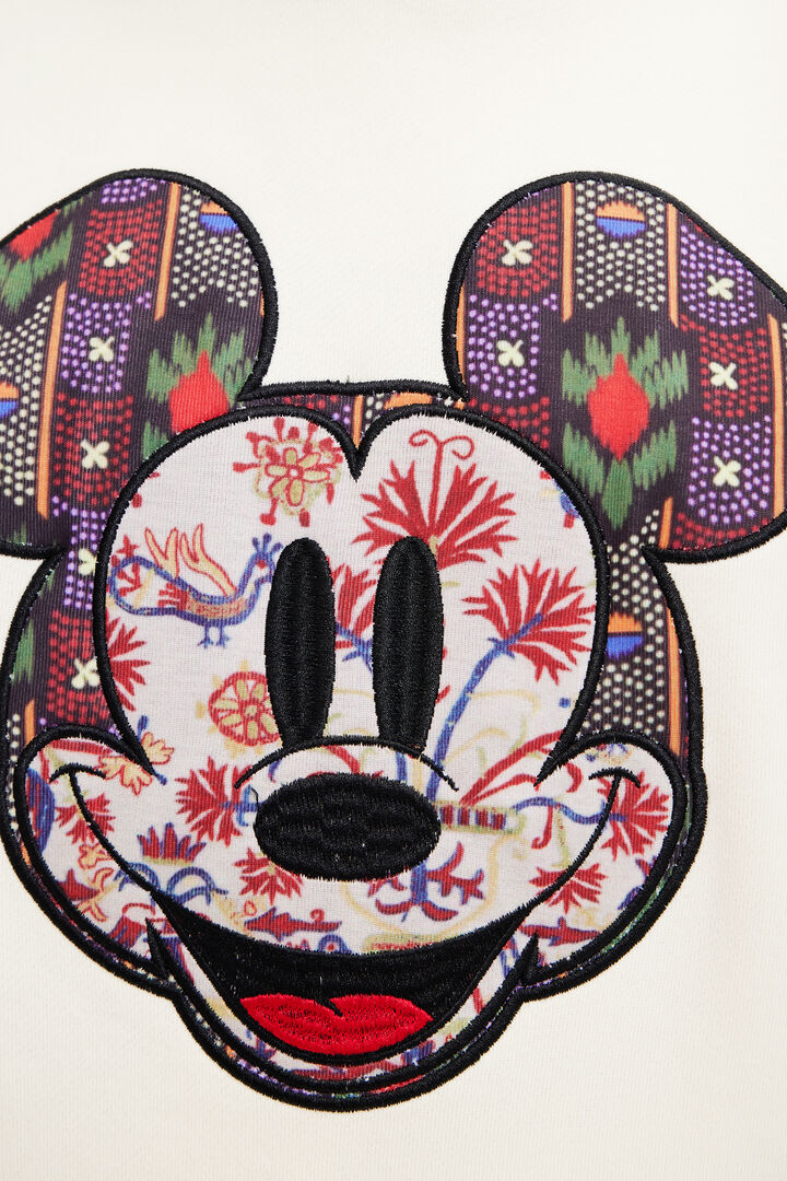 Mikina s velkou nášivkou Mickey Mouse | Desigual