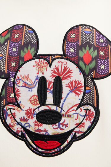 Sweat-shirt grand patch Mickey Mouse | Desigual
