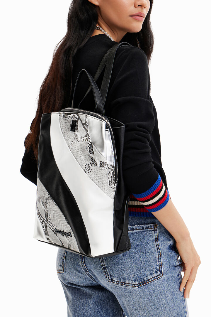 Sac à dos patchwork serpent | Desigual