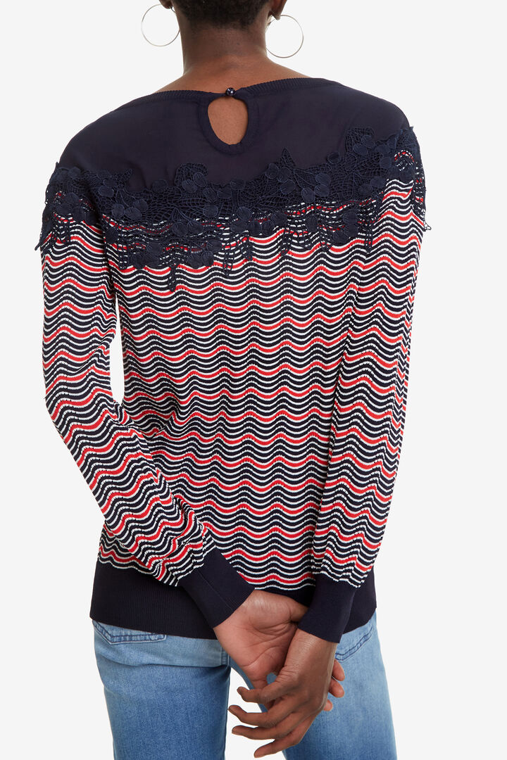 Wavy Sailor Stripe Jumper Laura | Desigual