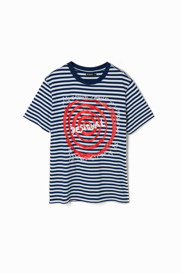 Spiral T-shirt with logo