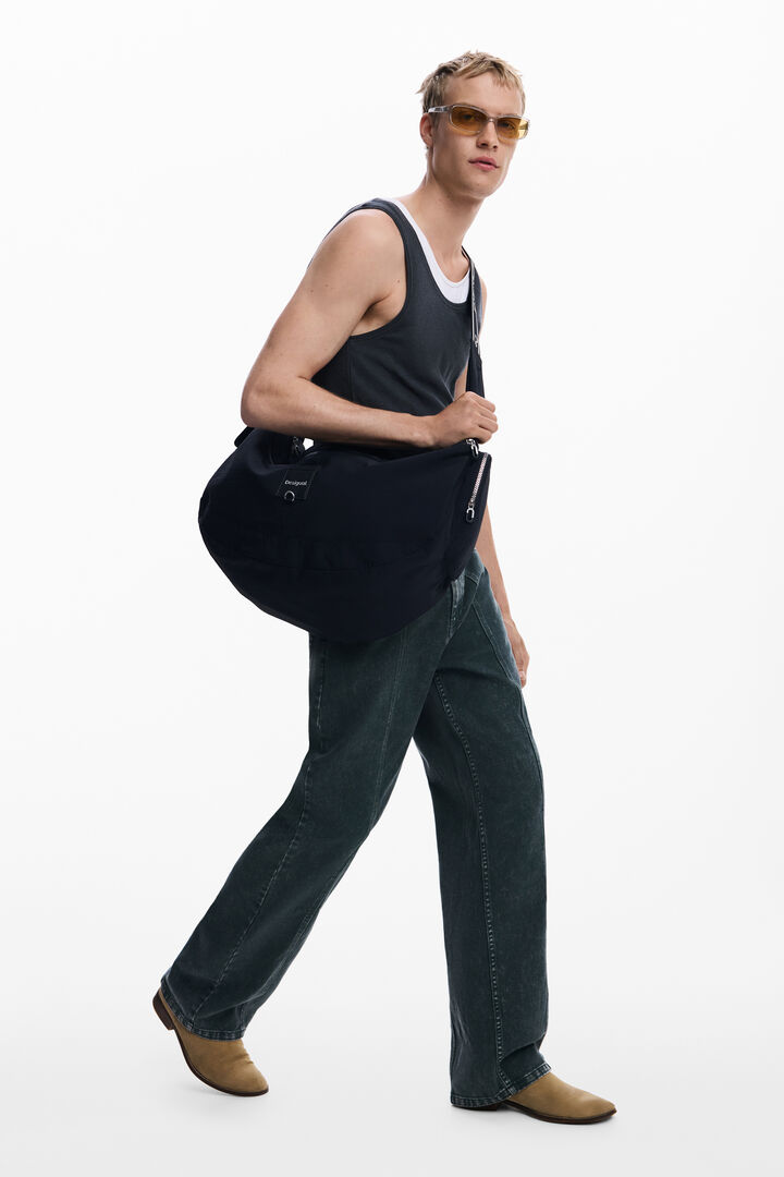 Rechte broek met gewassen effect | Desigual