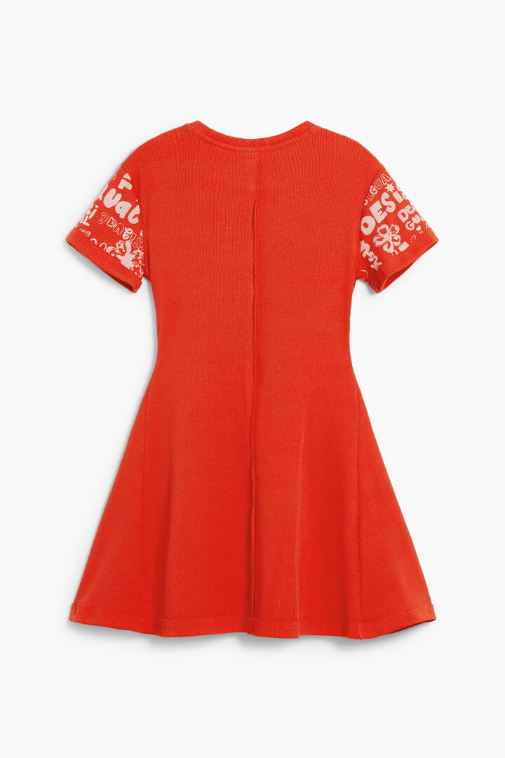 RED KNIT DRESS GIRL | Desigual