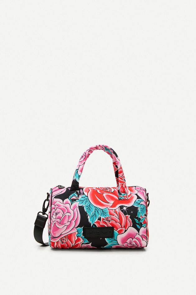 Mini briefcase small bag flowers