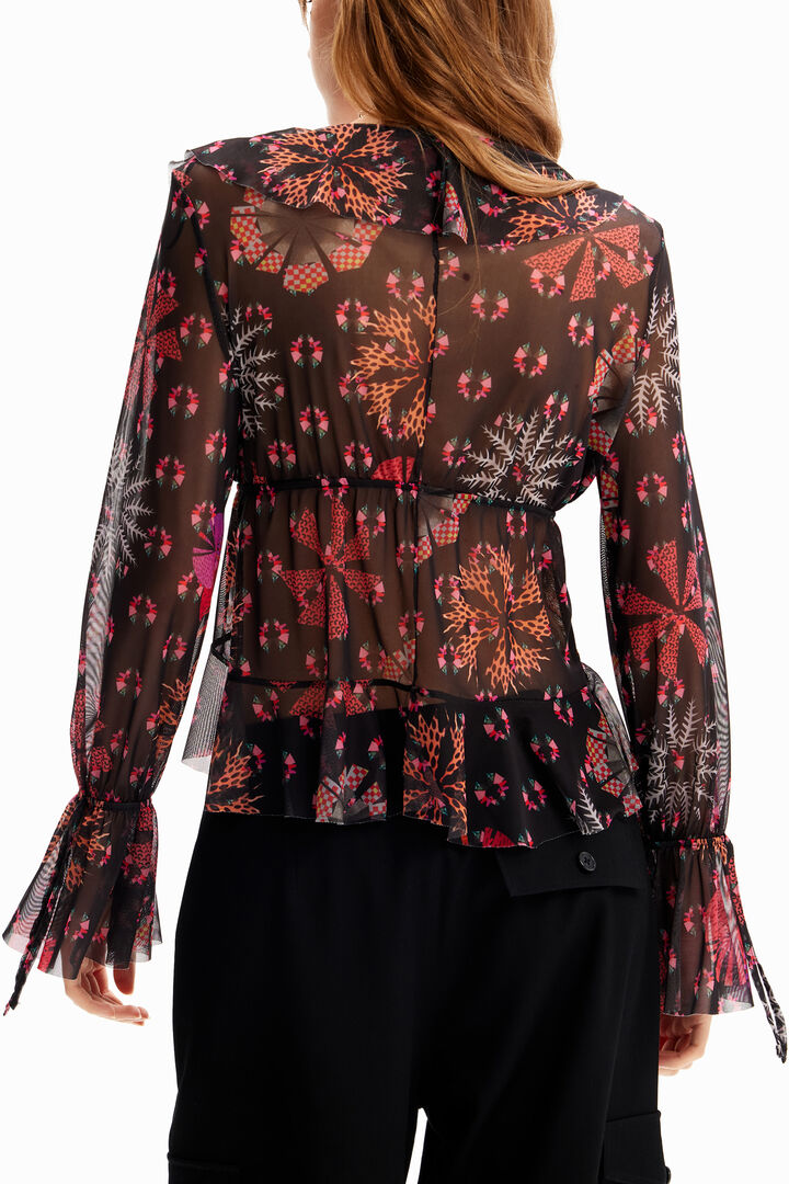 Brusa tul volants | Desigual