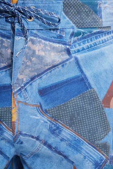 Banyador curt patch | Desigual