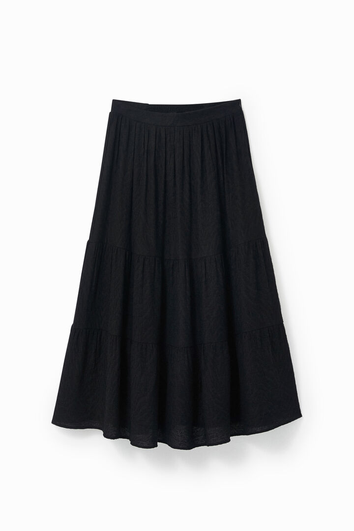 Falda midi evasé | Desigual