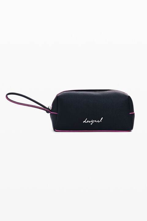 MEDIUM ELONGATED WALLET WITH STITCHING