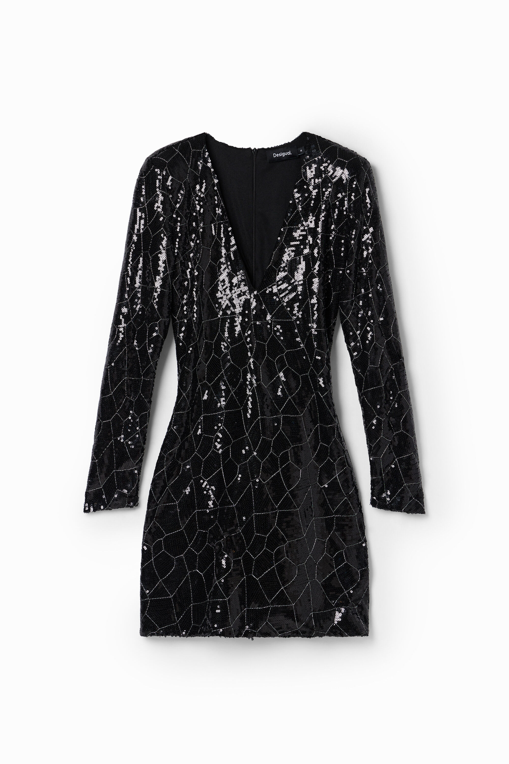 Robe courte paillettes