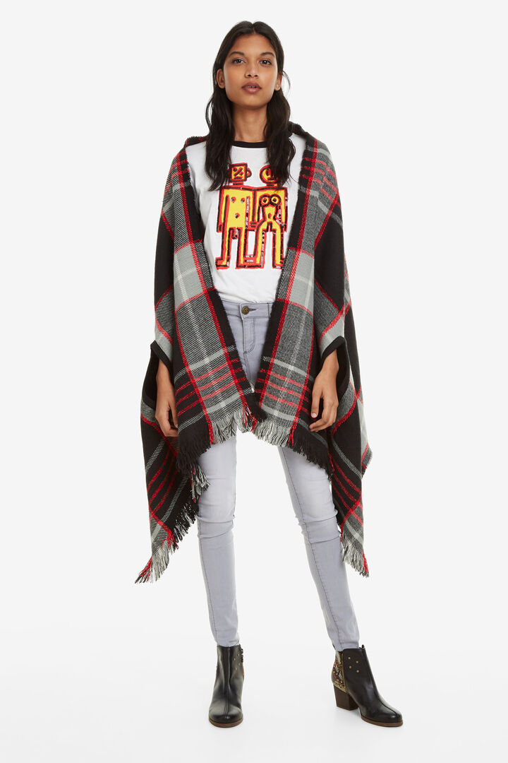 Brit-Hip Foulard Poncho | Desigual