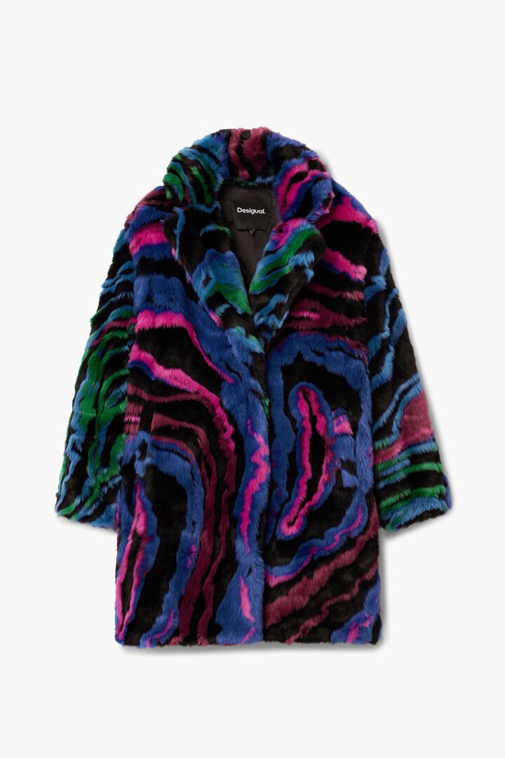 フェイクファーコート 女性用 I Desigual.com