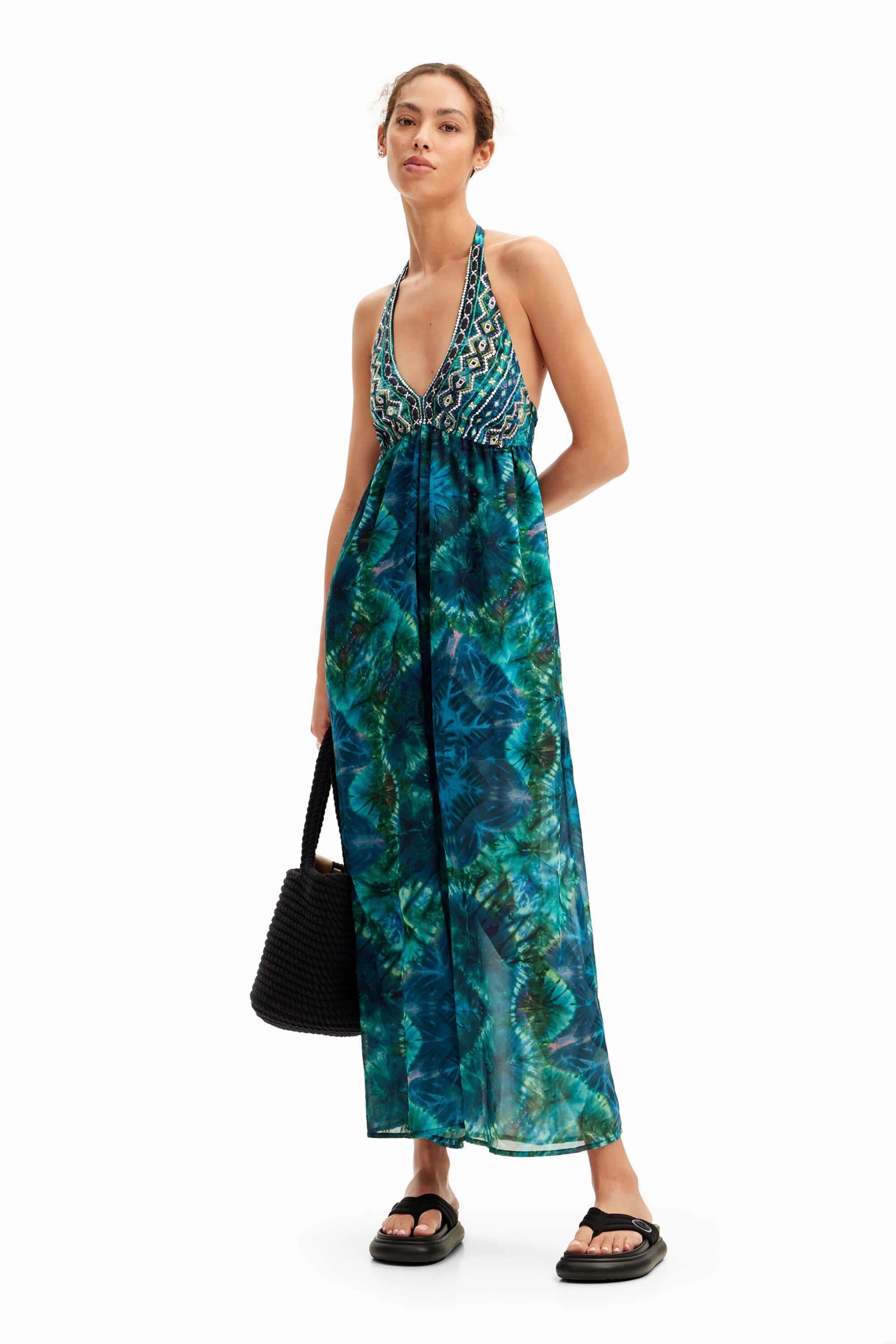 Desigual long dress cheap