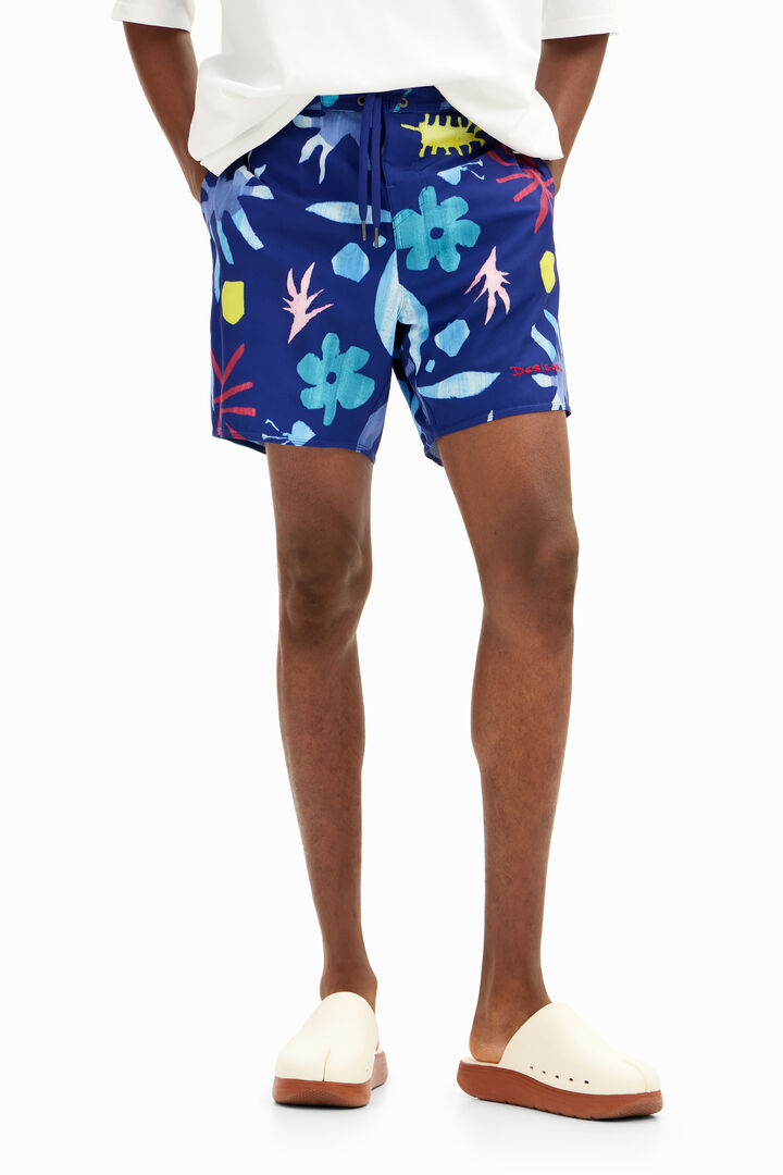 Tropical leaf swimsuit | Desigual