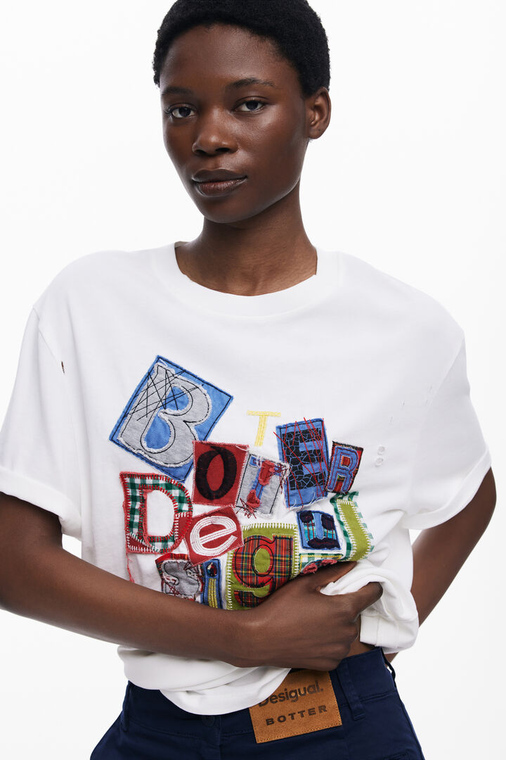 パッチBotterの半袖Tシャツ | Desigual