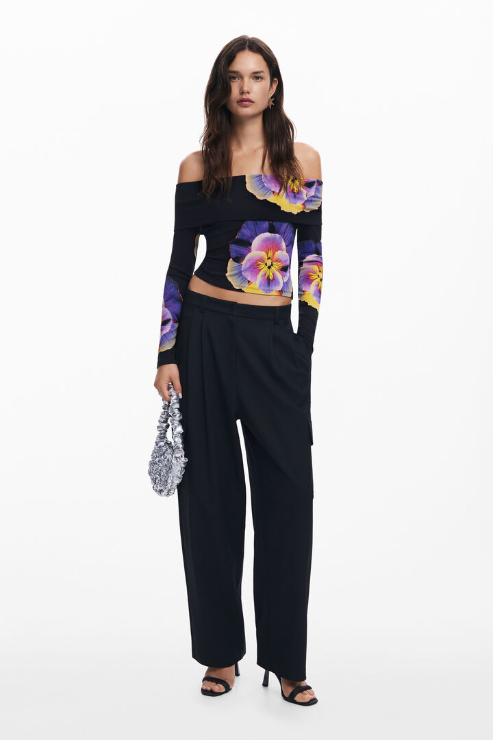 Camiseta estampado flores M. Christian Lacroix | Desigual