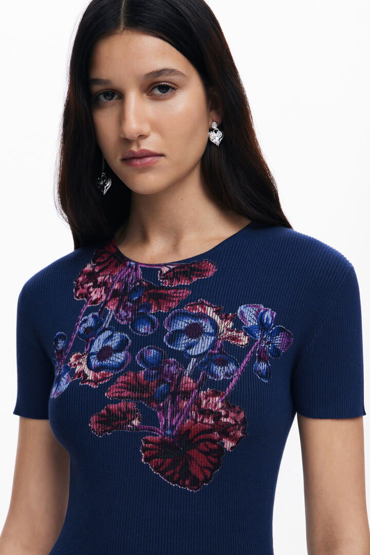Virágmintás midiruha | Desigual