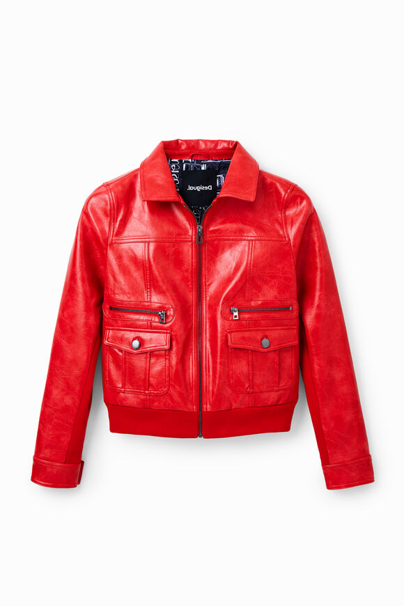 Chaqueta retro bolsillos