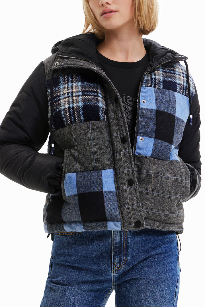 Jaqueta curta padded patch | Desigual