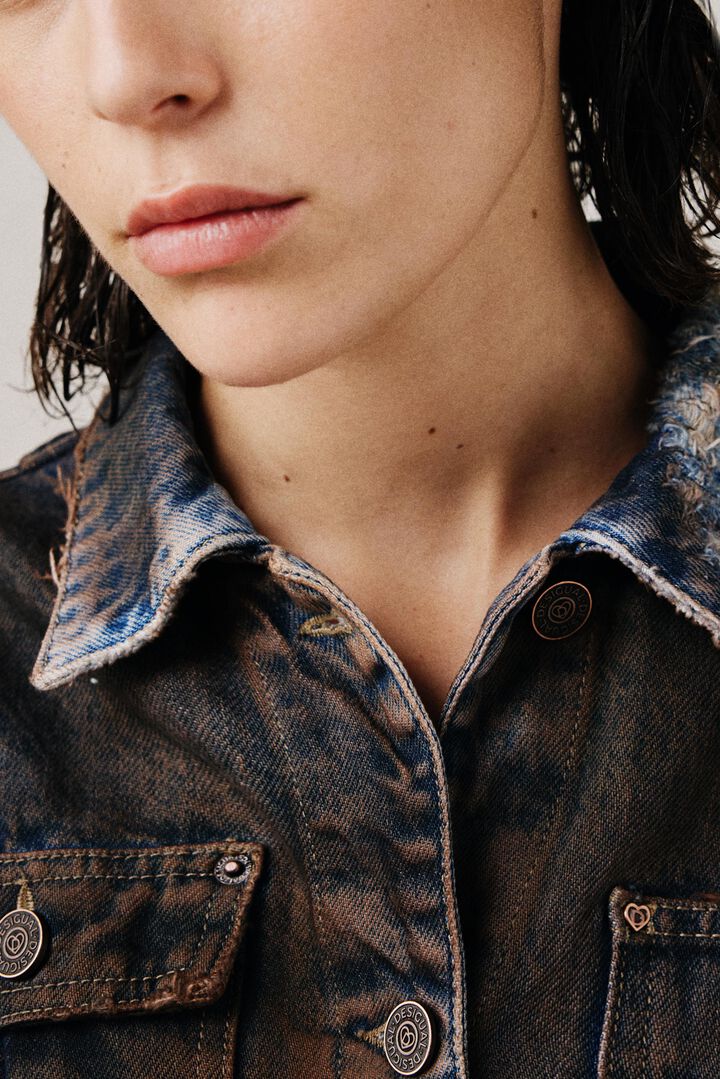Denim studio dress