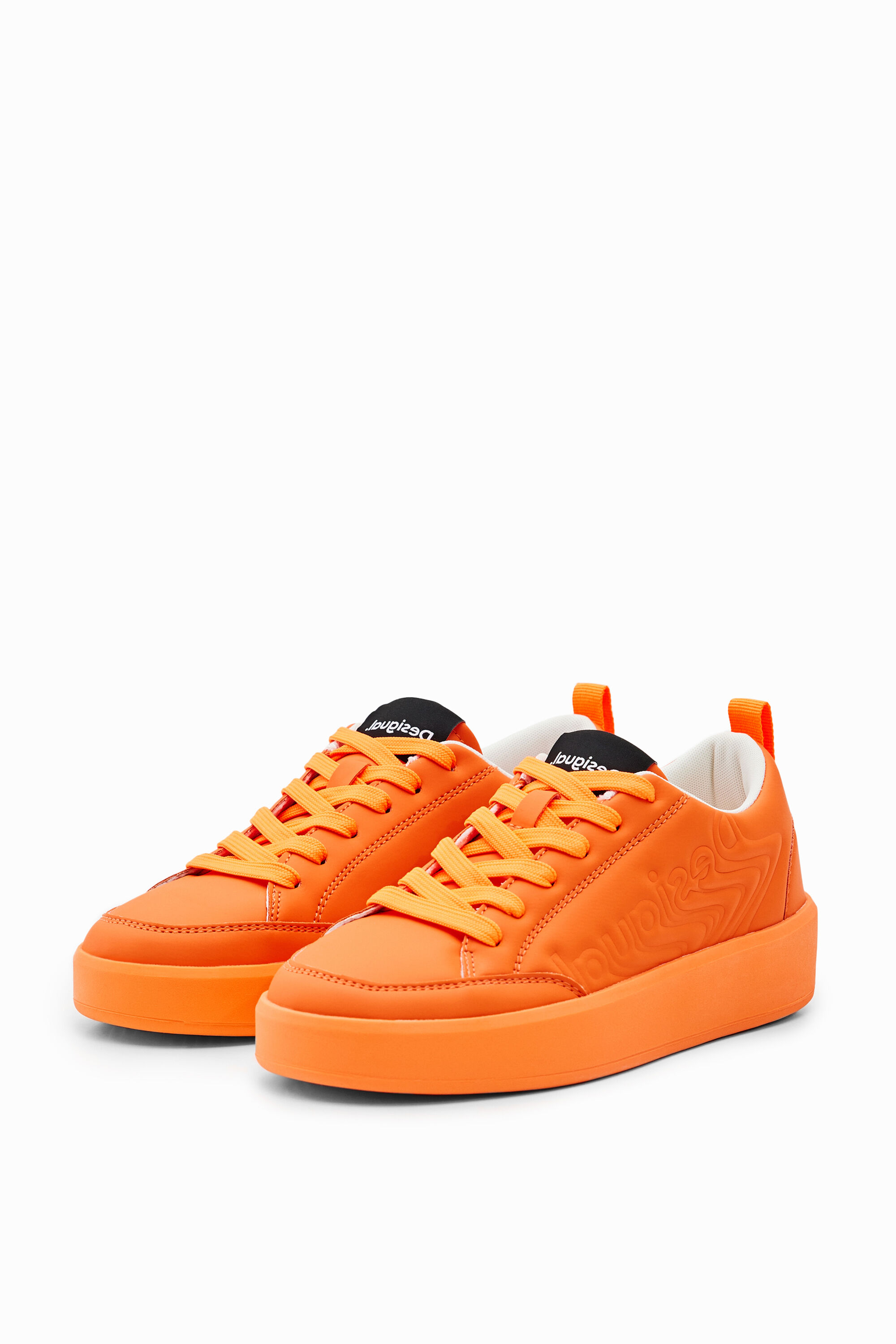 Platform logo sneakers