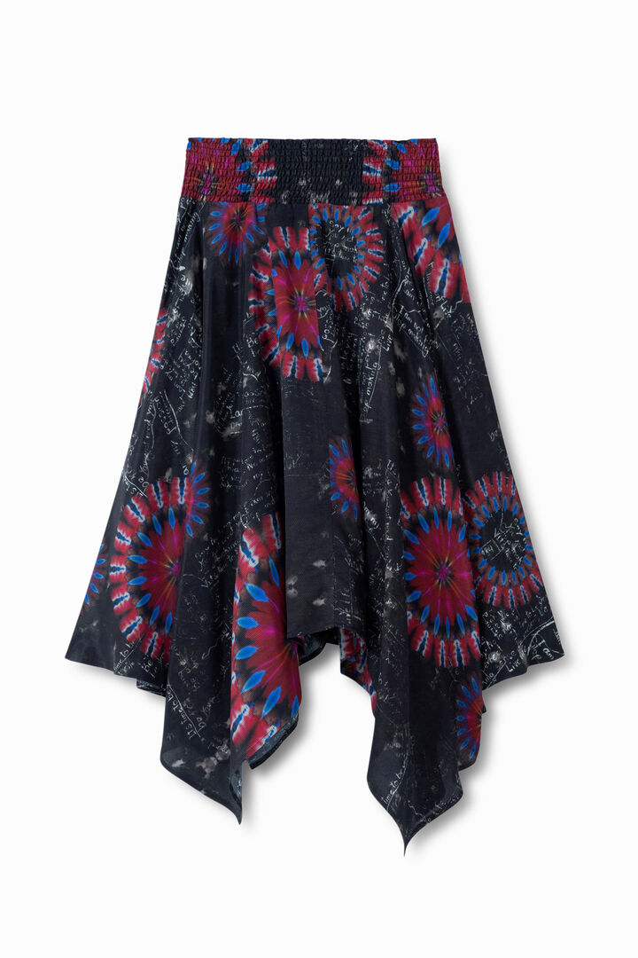 Asymmetric midi-skirt | Desigual