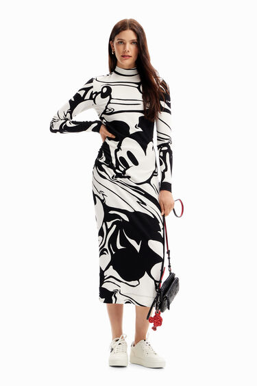 Vestido midi Mickey Mouse | Desigual