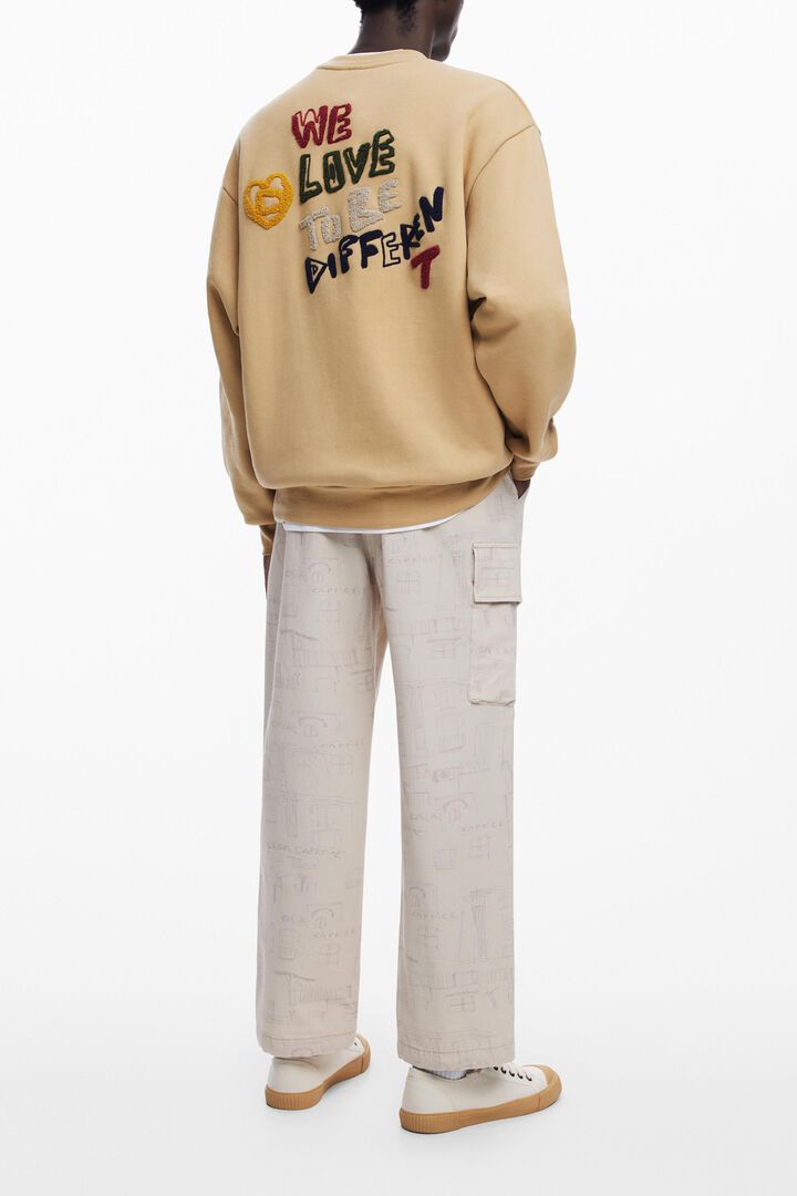 Embroidered sweatshirt | Desigual