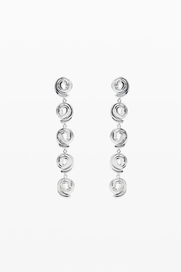Pendientes cascada espirales baño oro Zalio | Desigual