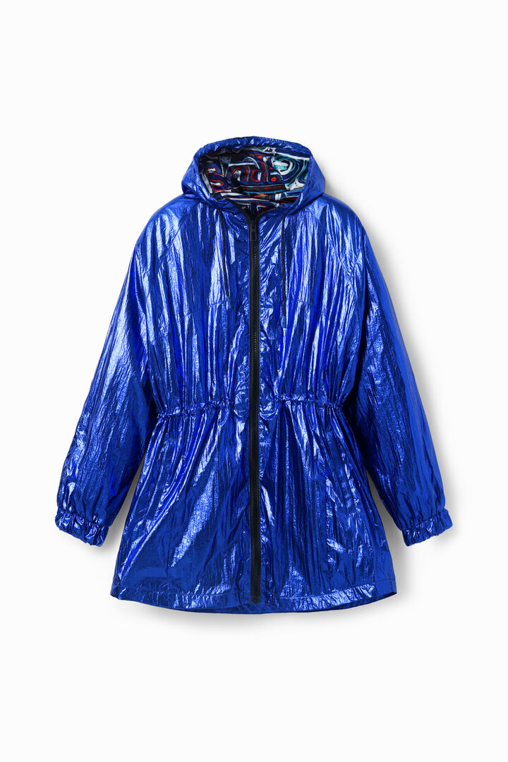 Metalická parka s kapucí | Desigual