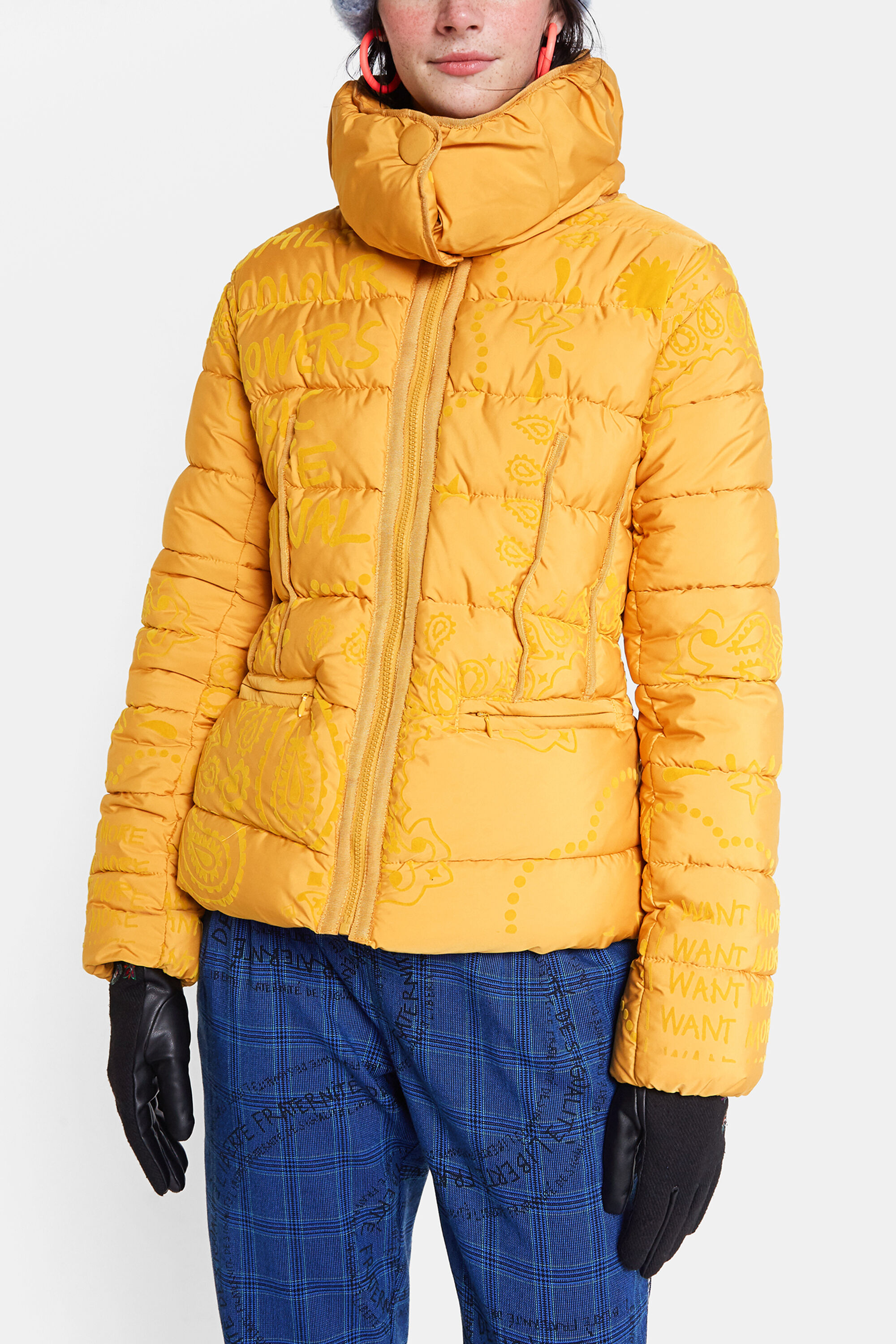 Desigual yellow jacket top