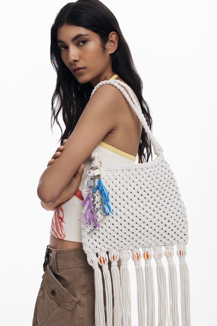 Bolso crochet shopping pequeño | Desigual