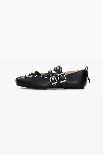 ballet flats with leather-effect | Desigual