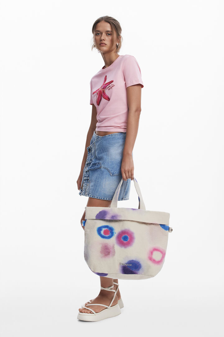Large reversible spary bag | Desigual
