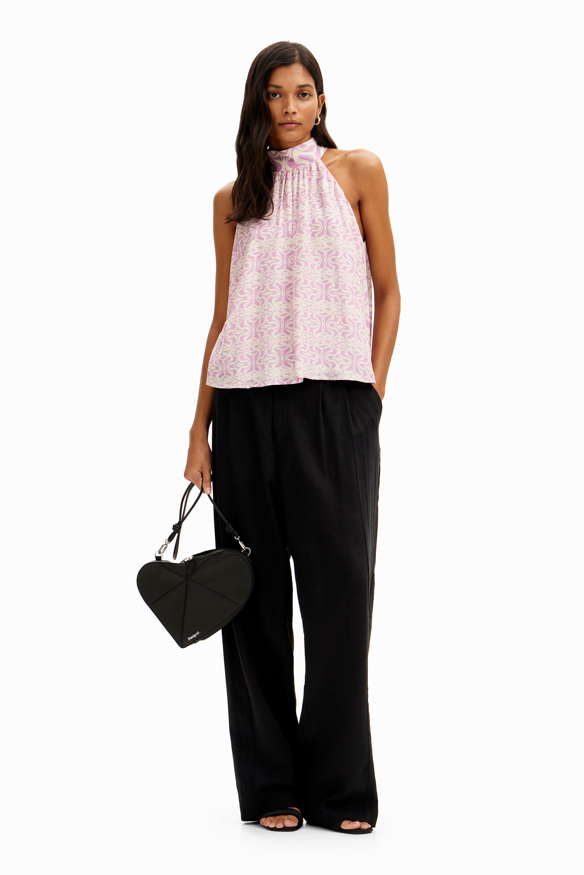Blusa scollata on sale