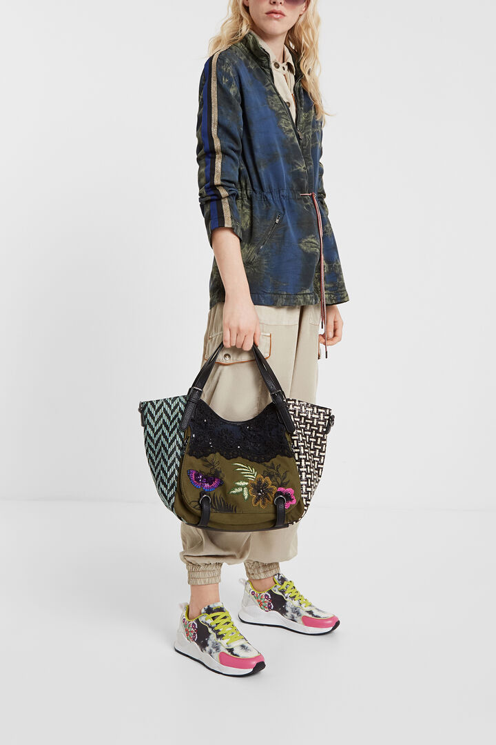 Large bag patch fabrics and textures | Desigual