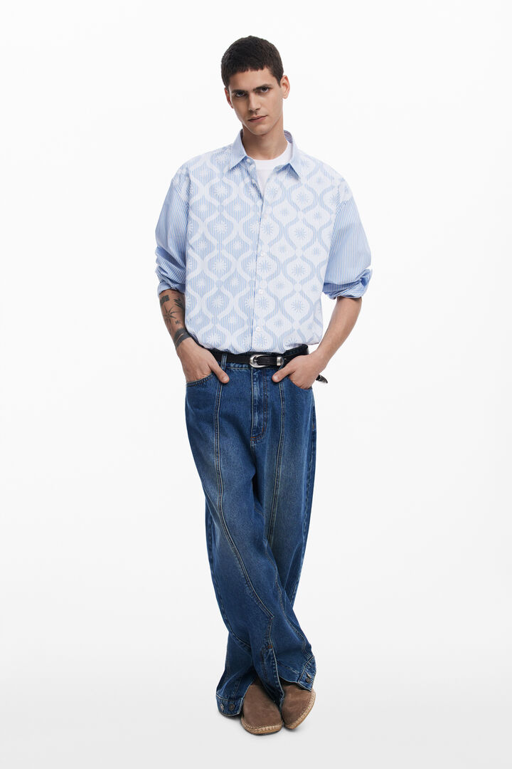 Long-sleeve striped shirt | Desigual