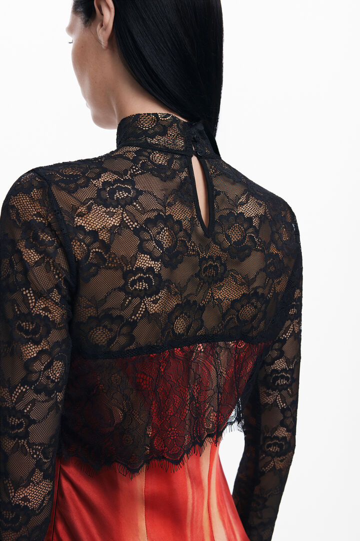 María Escoté combined dress | Desigual