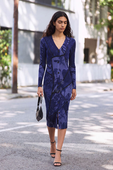 VESTITO MIDI A FIORI