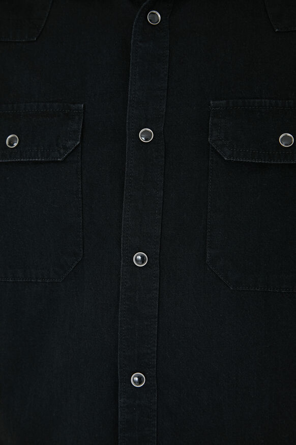 Chemise jean patch imprimé | Desigual