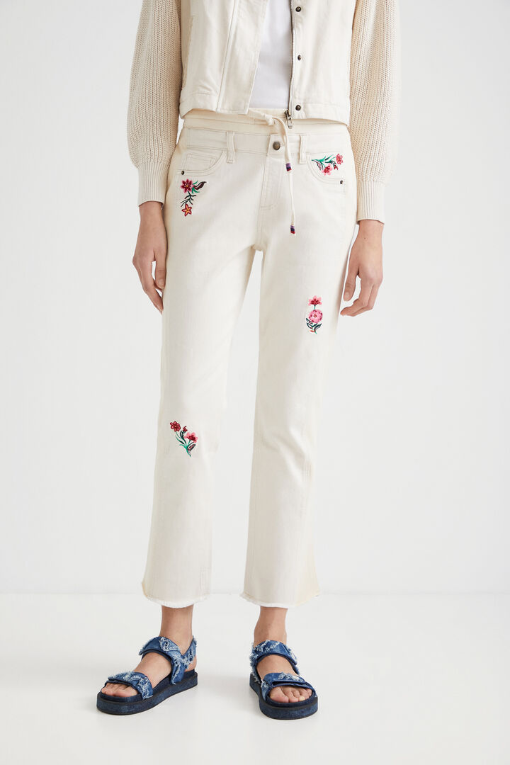 Vaquero jogger floral | Desigual