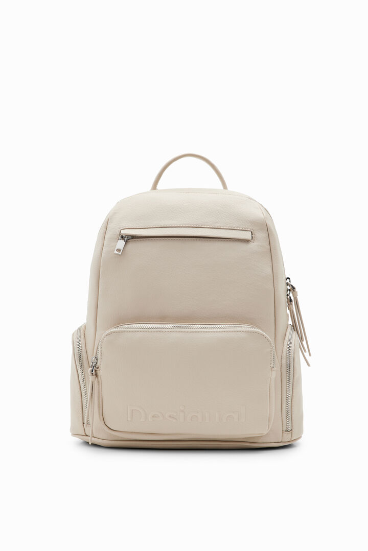 Midsize half-logo backpack | Desigual