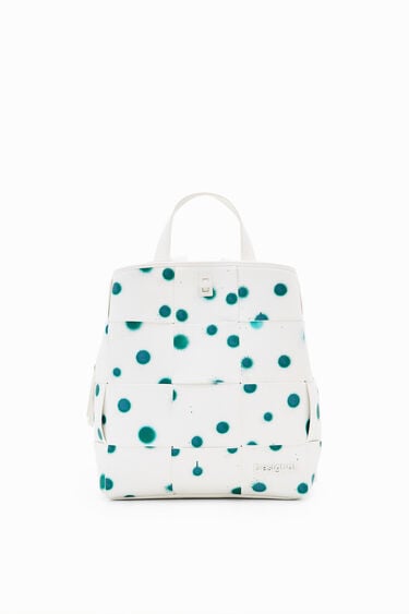 S woven droplets backpack | Desigual