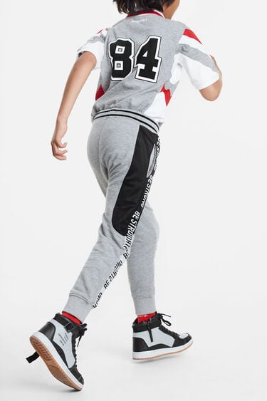 Tracksuit trousers with message | Desigual