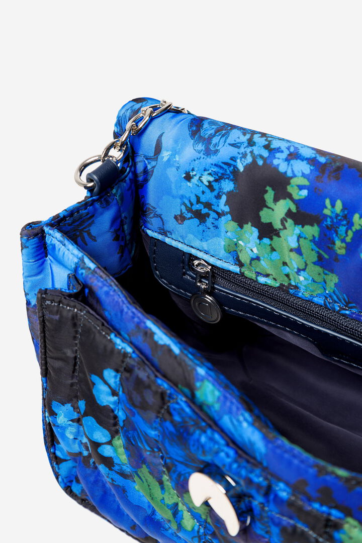 Borsa trapuntata con camouflage floreale | Desigual