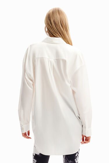 Camisa oversize flor | Desigual