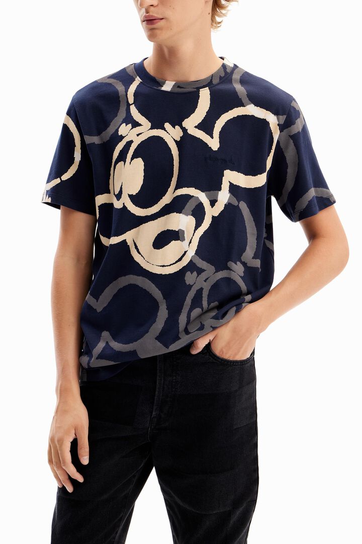 Arty Mickey Mouse T-shirt | Desigual
