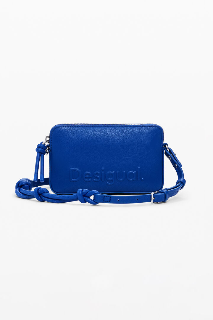 Medium crossbody wallet with logo | Desigual