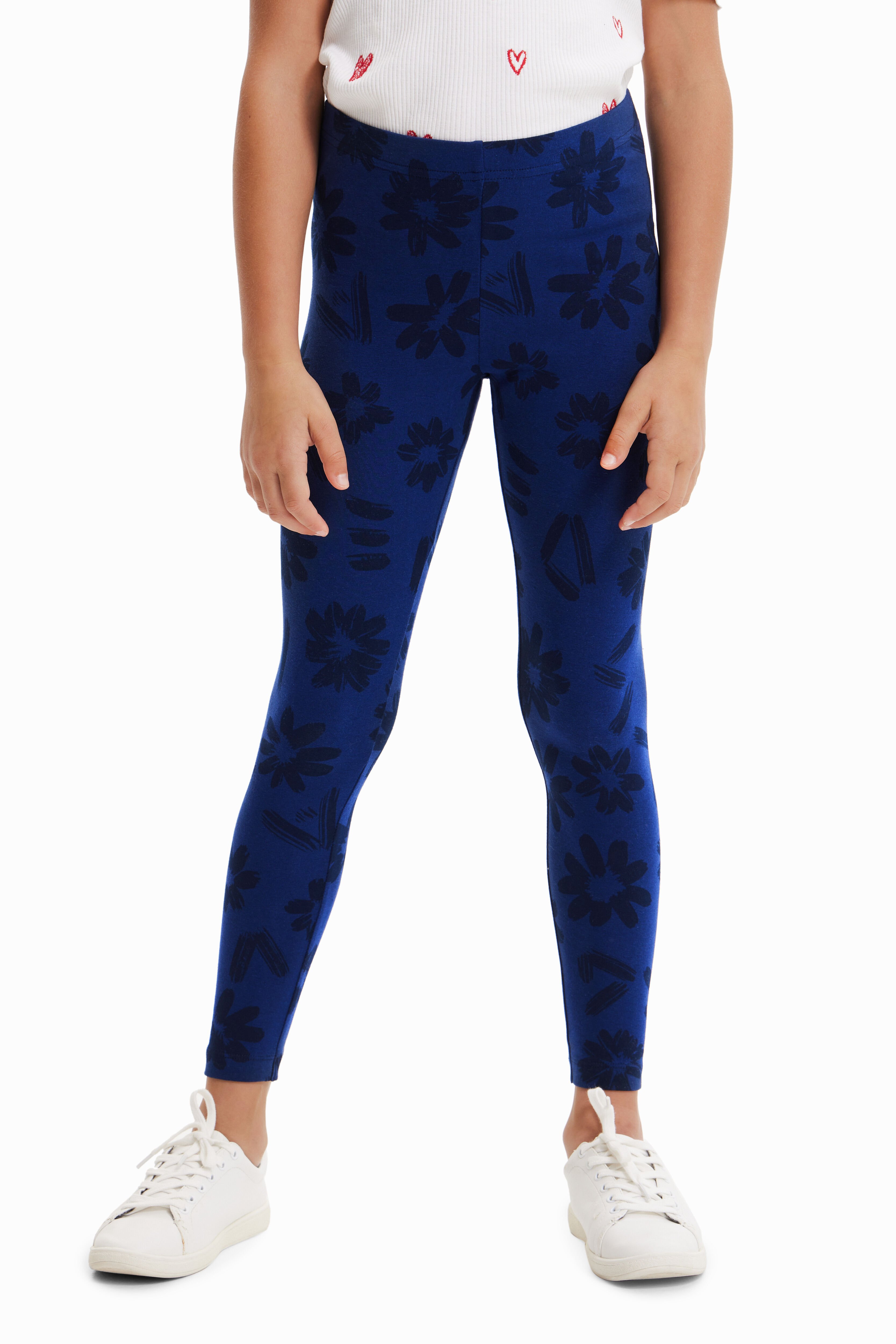 Legging long fleurs