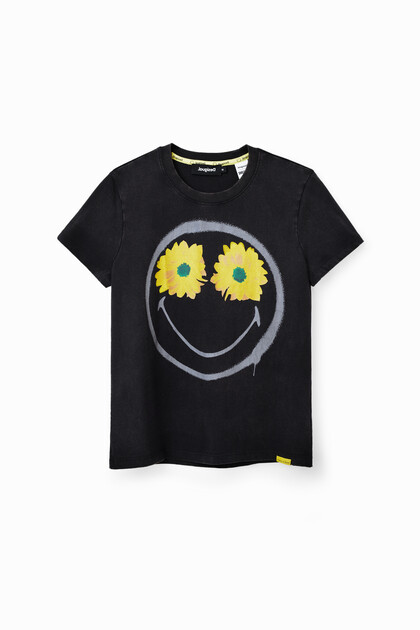 Maglietta fiori Smiley®